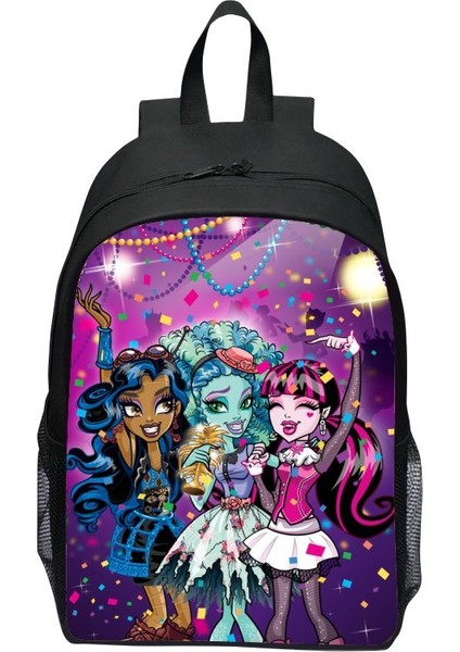 Monster High Okul Çantası Karikatür Omuz Çantası (Yurt Dışından)