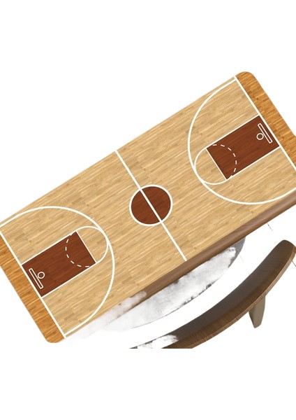 Basketbol Sahası Fare Klavye Için Büyük Boy Masa Pedi (Yurt Dışından)