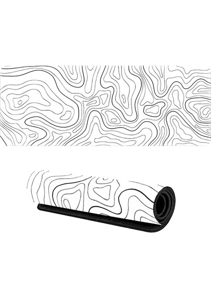 Dokulu Isı Haritası Patlama Klavye Altlığı Artı Mouse Pad (Yurt Dışından)
