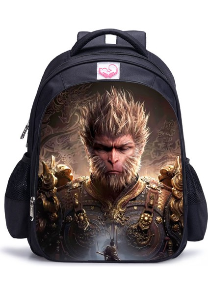 Siyah Mythical Goku Öğrenci Yetişkin Omuz Çantası (Yurt Dışından)