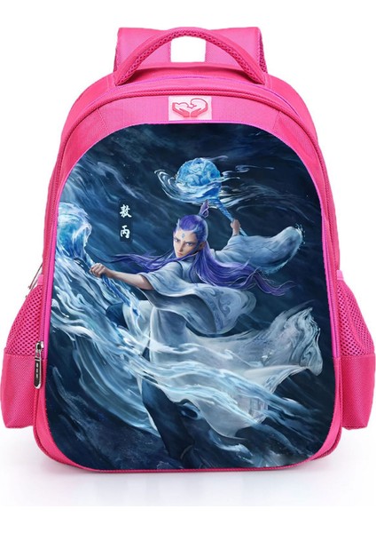Nezha 2 Sihirli Çocuk Denizin Peşinde Anaokulu ve Ilkokul Öğrencileri Erkekler ve Kadınlar Ultra Hafif Omurga Koruma Omuz Çantası Yükünü Azaltmak (Yurt Dışından)