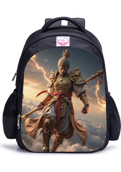 Siyah Mythical Goku Öğrenci Yetişkin Omuz Çantası (Yurt Dışından)