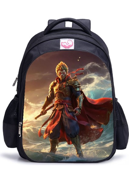 Siyah Mythical Goku Öğrenci Yetişkin Omuz Çantası (Yurt Dışından)