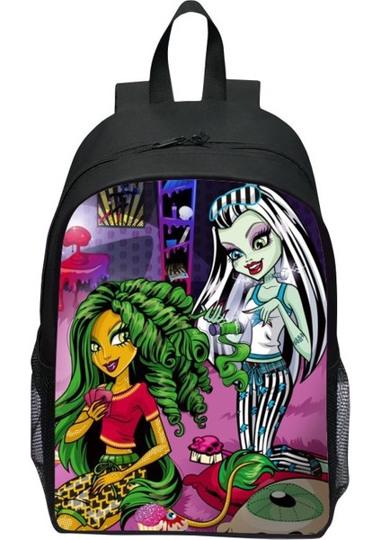 Monster High Okul Çantası Karikatür Omuz Çantası (Yurt Dışından)