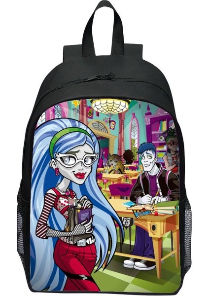 Monster High Okul Çantası Karikatür Omuz Çantası (Yurt Dışından)