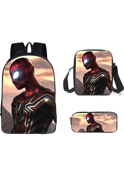 Spider-Man Street Trend Öğrenci Omuz Çantası (Yurt Dışından)