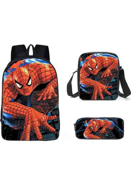 Spider-Man Street Trend Öğrenci Omuz Çantası (Yurt Dışından)