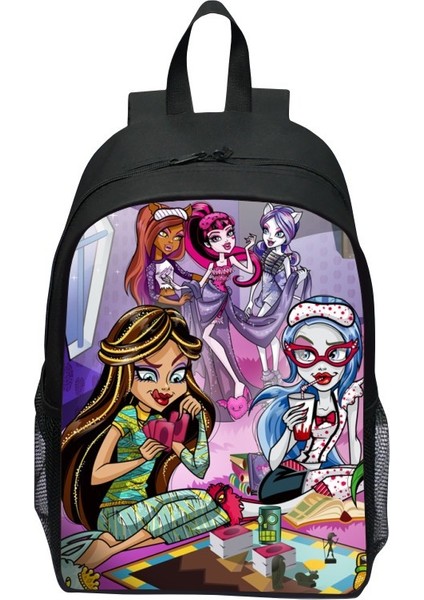 Monster High Okul Çantası Karikatür Omuz Çantası (Yurt Dışından)