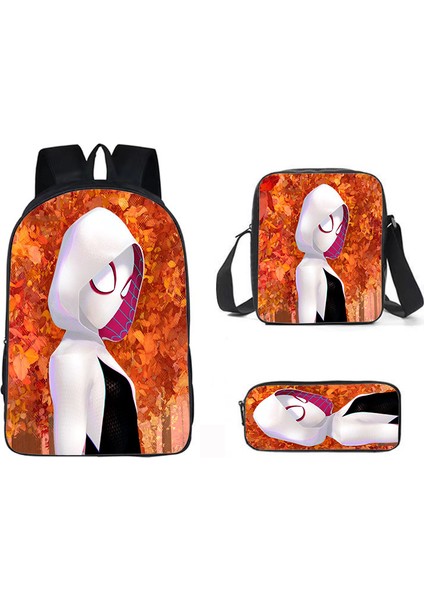 Spider-Man Street Trend Öğrenci Omuz Çantası (Yurt Dışından)