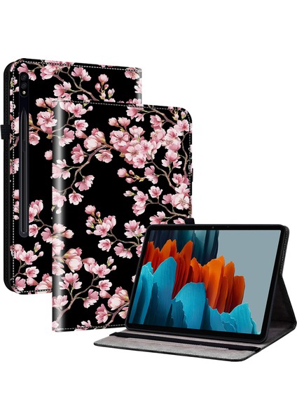Samsung Galaxy Tab S7 / S8 Kart Yuvalı Flip Tablet Kabuğu (Yurt Dışından)