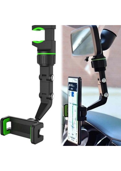 Araç Içi Dikiz Aynası Telefon Tutucu Çok Amaçlı Telefon Tutucu Araba Telefon Tutucu Çok Fonksiyonlu 360 Derece Dönebilir Dikiz Aynası Koltuk Asılı Klip Braketi 4.0-6.1 Inç Telefon Gps Tutucu fiyatları