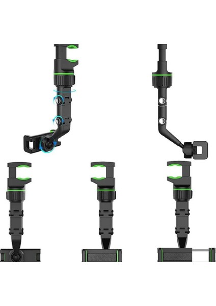 Araç Içi Dikiz Aynası Telefon Tutucu Çok Amaçlı Telefon Tutucu Araba Telefon Tutucu Çok Fonksiyonlu 360 Derece Dönebilir Dikiz Aynası Koltuk Asılı Klip Braketi 4.0-6.1 Inç Telefon Gps Tutucu indirimleri