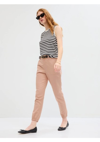 Twill Girlfriend Jogger Washwell™ Pantolon