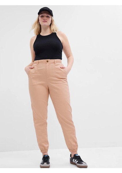 Twill Girlfriend Jogger Washwell™ Pantolon