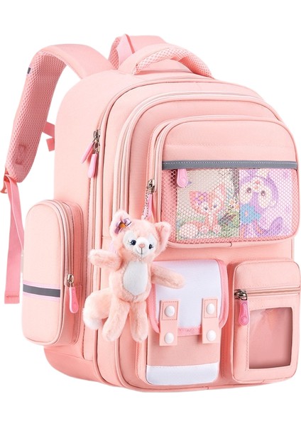 Öğrenci Okul Çantası Çok Fonksiyonlu Büyük Kapasiteli Leke Tutmaz (Yurt Dışından)