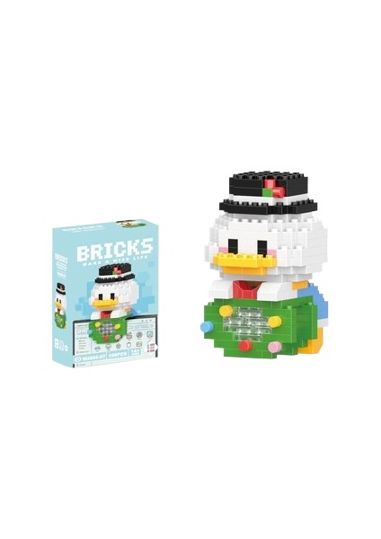 Yapı Taşları Mikro Parçacık Karikatür Bebek Puzzle Monte Oyuncaklar (Yurt Dışından)