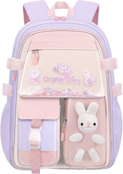 Kız Öğrenci Okul Çantası Quicksand Omuz Çantası Dekompresyon Su Geçirmez Büyük Kapasiteli (Yurt Dışından)