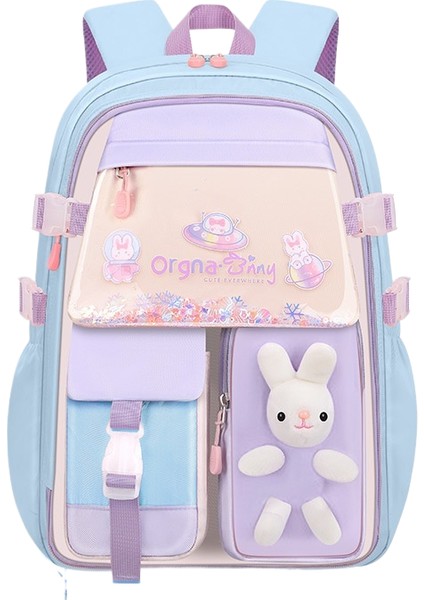 Kız Öğrenci Okul Çantası Quicksand Omuz Çantası Dekompresyon Su Geçirmez Büyük Kapasiteli (Yurt Dışından)