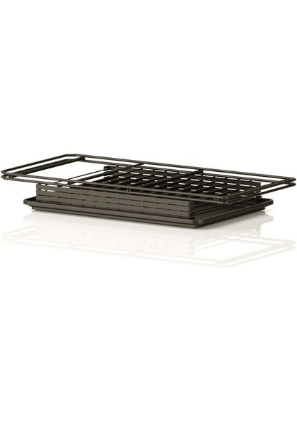 4 Katlı Metal Raf Organizer Ayakkabılık Havluluk Siyah EG208 fırsatları
