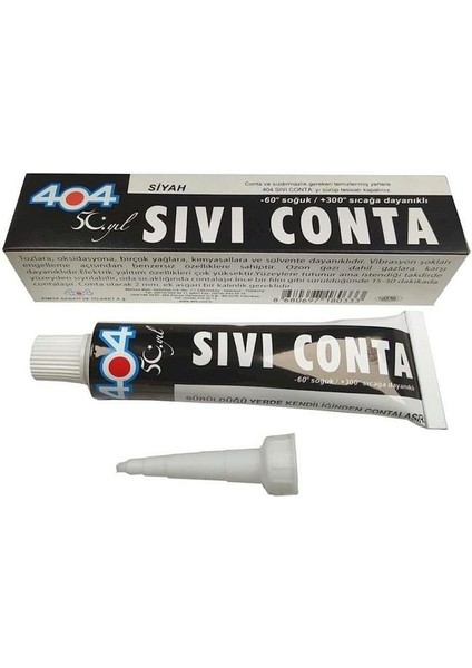 SIVI CONTA SİYAH (-60 °C/+300 °C) 45 GR