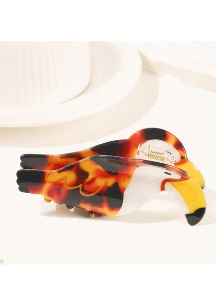 Mini Kaplumbağa Sırtı Desenli Papağan Asetat Mandal Toka fiyatları