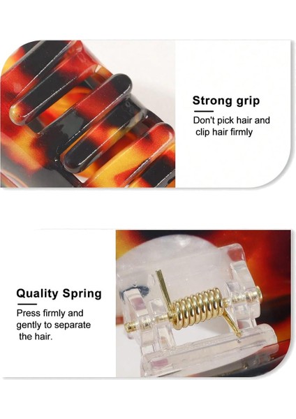 Mini Kaplumbağa Sırtı Desenli Papağan Asetat Mandal Toka fırsatları