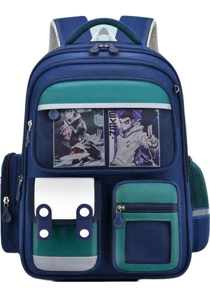 Öğrenci Okul Çantası Çok Fonksiyonlu Büyük Kapasiteli Leke Tutmaz (Yurt Dışından)