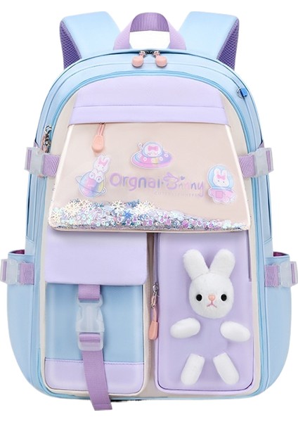 Kız Öğrenci Okul Çantası Quicksand Omuz Çantası Basınç Azaltıcı Su Geçirmez Büyük Kapasiteli (Yurt Dışından)