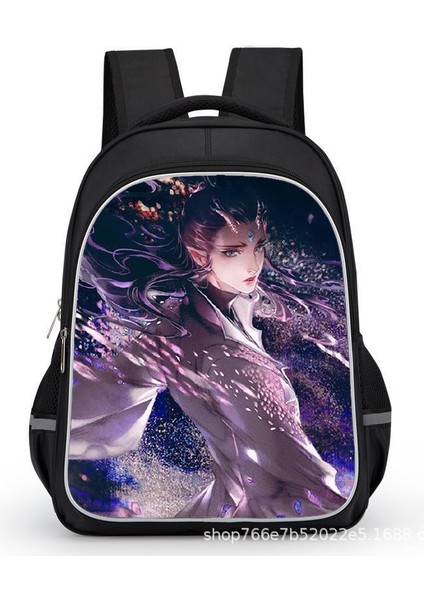 Nezha 2 Sihirli Çocuk Inen Öğrenciler Karikatür Erkek ve Kadın Omuzlar Su Geçirmez Sırt Çantaları (Yurt Dışından)