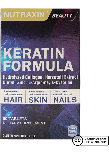 Keratin Formula 60 Tablet