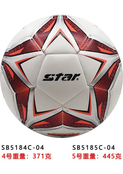 Futbol Çocuk 4 5 3 Yetişkin Ilkokul ve Ortaokul Öğrencileri Antrenman Müsabaka Siyah Beyaz Blok Pvc Makine Dikişli Futbol Topu (Yurt Dışından)