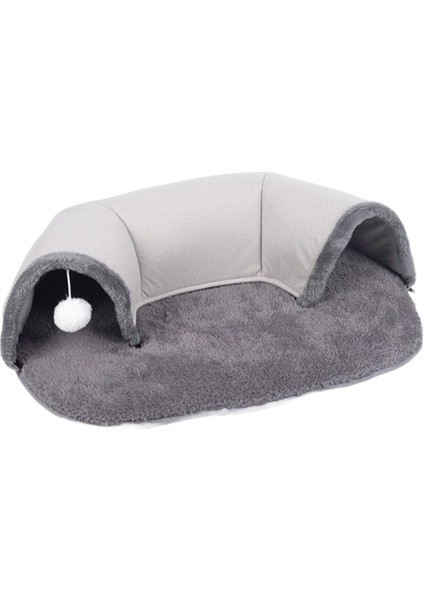 Four Seasons Cat Fun Play & Sleep Hepsi Bir Arada Tünel Kedi Kumu Sıcak ve Kalınlaştırılmış (Yurt Dışından)