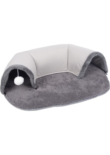 Four Seasons Cat Fun Play & Sleep Hepsi Bir Arada Tünel Kedi Kumu Sıcak ve Kalınlaştırılmış (Yurt Dışından)