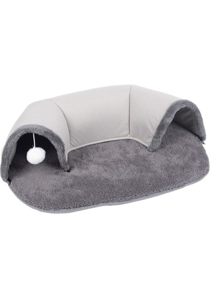 Kedi Tüneli Kedi Yatağı Çıkarılabilir ve Yıkanabilir (Yurt Dışından)