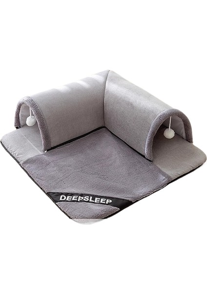 Kedi Tüneli Kedi Yatağı Çıkarılabilir ve Yıkanabilir (Yurt Dışından)