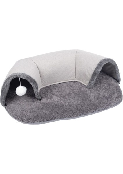 Four Seasons Cat Fun Play & Sleep Hepsi Bir Arada Tünel Kedi Kumu Sıcak ve Kalınlaştırılmış (Yurt Dışından)