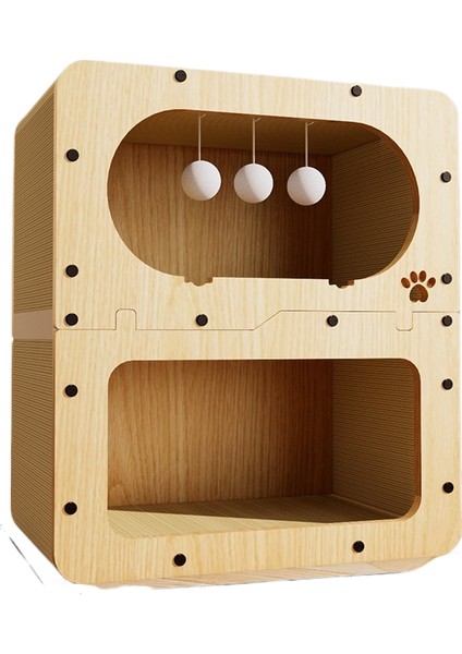 Kedi Tırmalama Tahtası Kedi Yuvası Aşınmaya Dalı Enkaz Olmayan Oyun Uyku Hepsi Bir Arada Kedi Tırmanma Çerçevesi Oyuncakları (Yurt Dışından)