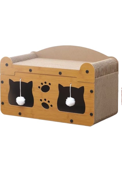 Kedi Tırmalama Tahtası Kedi Yuvası Aşınmaya Dalı Enkaz Olmayan Oyun Uyku Hepsi Bir Arada Kedi Tırmanma Çerçevesi Oyuncakları (Yurt Dışından)