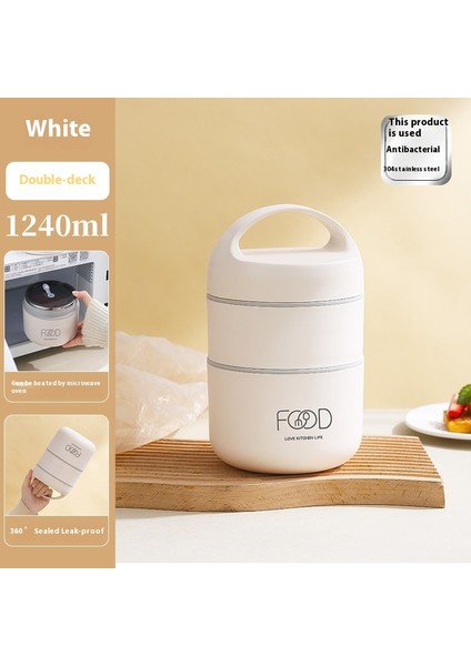 304 Paslanmaz Çelik Yalıtımlı Beslenme Çantası Isıtılabilir (Yurt Dışından)