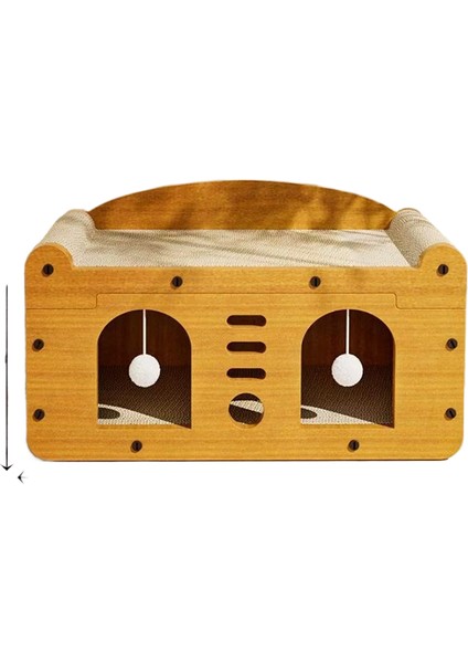 Kedi Tırmalama Tahtası Kedi Yuvası Aşınmaya Dalı Enkaz Olmayan Oyun Uyku Hepsi Bir Arada Kedi Tırmanma Çerçevesi Oyuncakları (Yurt Dışından)