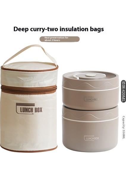 304+316 Paslanmaz Çelik Yalıtımlı Yemek Kutusu Isıtılabilir (Yurt Dışından)