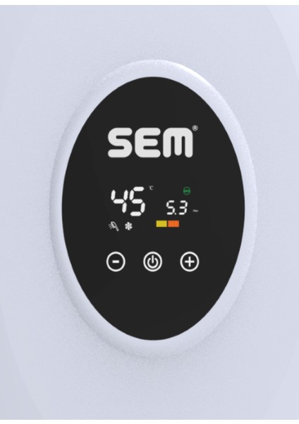 RAPID27 Kw Merkezi Sistem ve Güneş Su Isıtma Sistemine Uyumlu 3faz Şofben Dijital Ekran