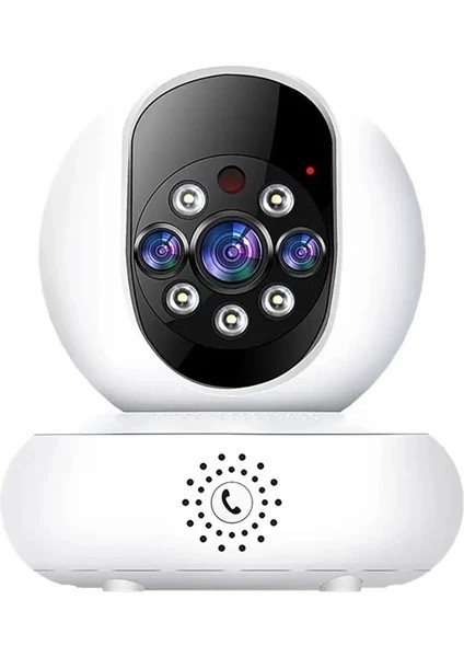 Blue Inter Int-Cmr-24 Ip Bebek Güvenlik Kamera Cctv Sistemi Hareket Izleme Sesli Mobil Izleme