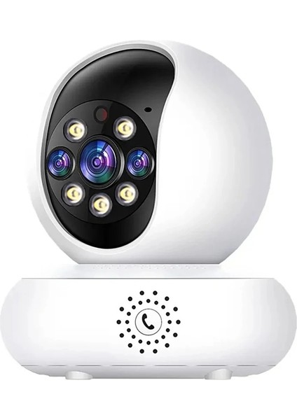 Blue Inter Int-Cmr-24 Ip Bebek Güvenlik Kamera Cctv Sistemi Hareket Izleme Sesli Mobil Izleme