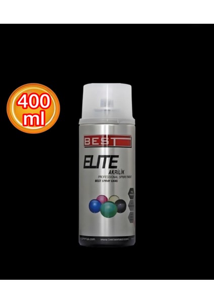 Elite Akrilik Sprey Boya 400 ml Ral 9526 Mat Siyah fiyatları