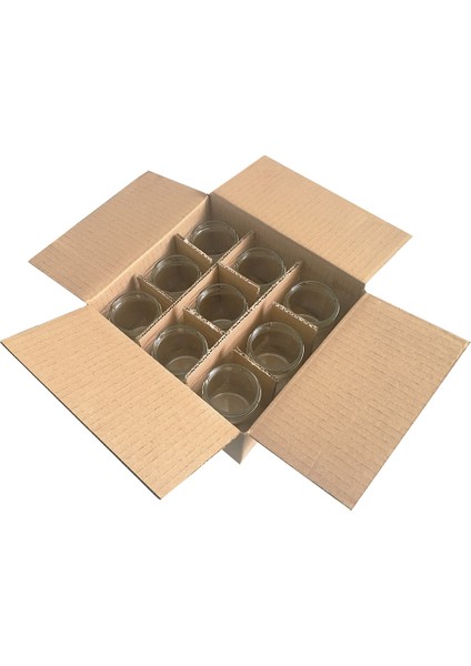 40 cc Kavanoz Metal Gold Konserve Kapaklı 40 ml Şeffaf Küçük Numune Cam Kavanoz 10 Adet