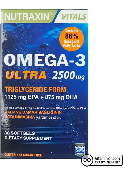Omega 3 Ultra 30 Kapsül fiyatları