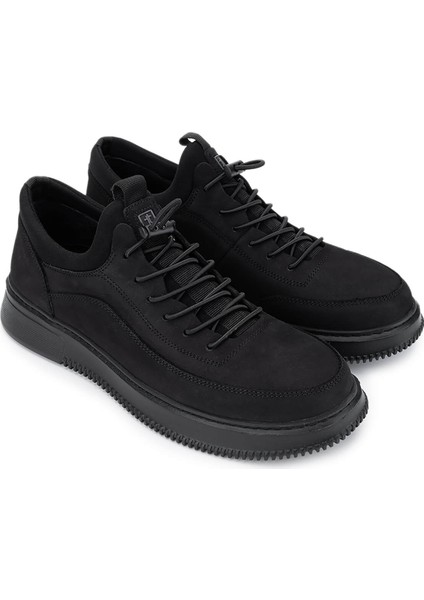 Erkek Deri Siyah Nubuk Sneakers & Spor Ayakkabı 298 9169-F412 Erk Ayk Y25 Sıyah Nbk fiyatları