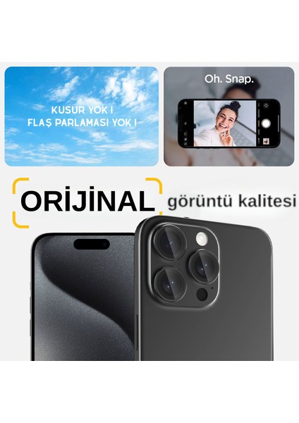 Buddıes iPhone 14 Pro / 14 Pro Max Uyumlu Kamera Lens Koruyucu (SİLVER) modelleri