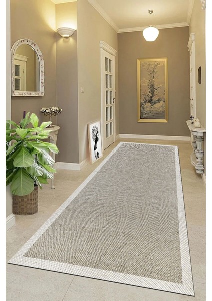 Sisal Bordürlü Jut Hasır Kaymaz Taban 1504